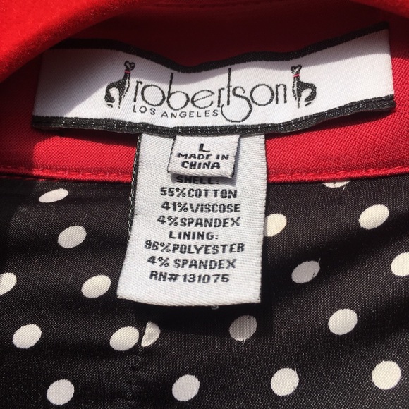 Robertson Los Angeles Trench Coat Sz L - Picture 14 of 14